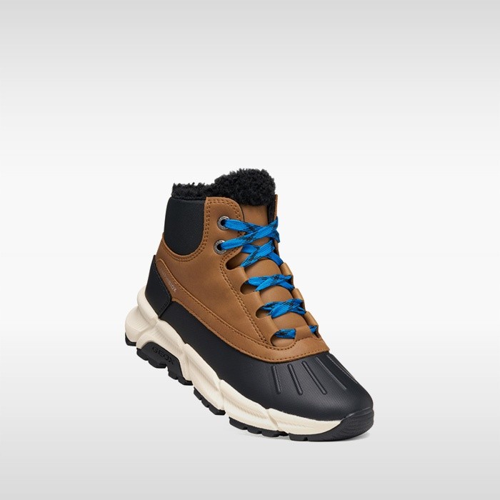 Ankle boots FLEXYPER PLUS ABX BOY Brown | GEOX