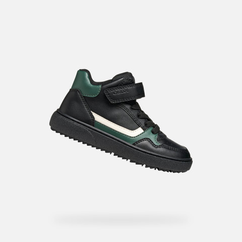 High top sneakers THELEVEN BOY Black/Green - image number 0 | GEOX