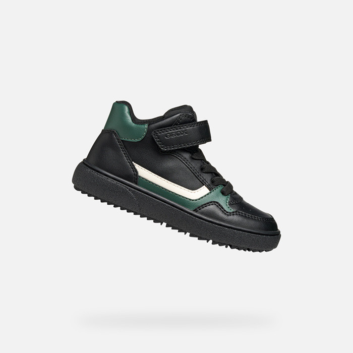 High top sneakers THELEVEN BOY Black/Green | GEOX