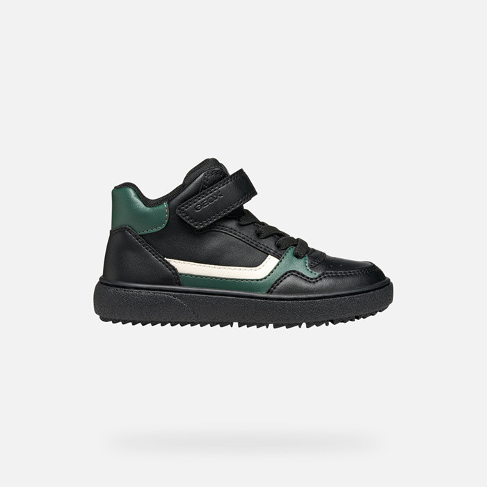 High top sneakers THELEVEN BOY Black/Green | GEOX