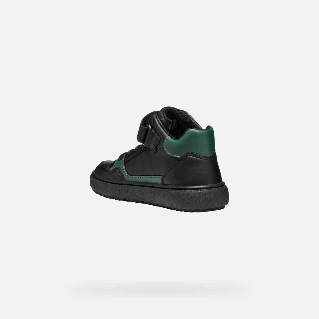 High top sneakers THELEVEN BOY Black/Green - image number 3 | GEOX