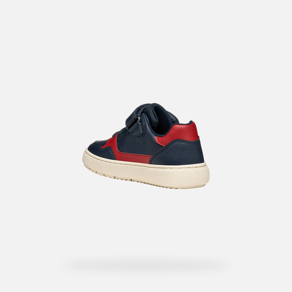 Low top sneakers THELEVEN BOY Navy/Red - image number 3 | GEOX