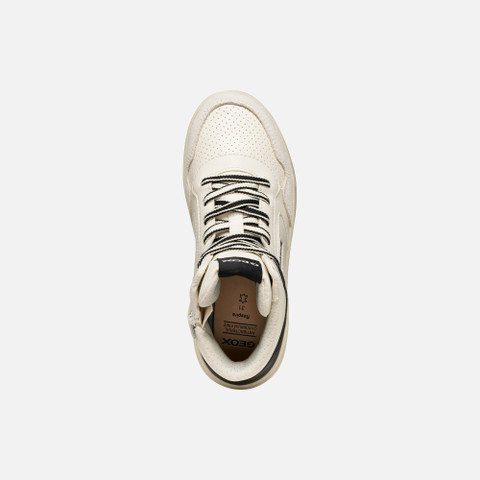 High top sneakers WASHIBA BOY White/Black - image number 5 | GEOX