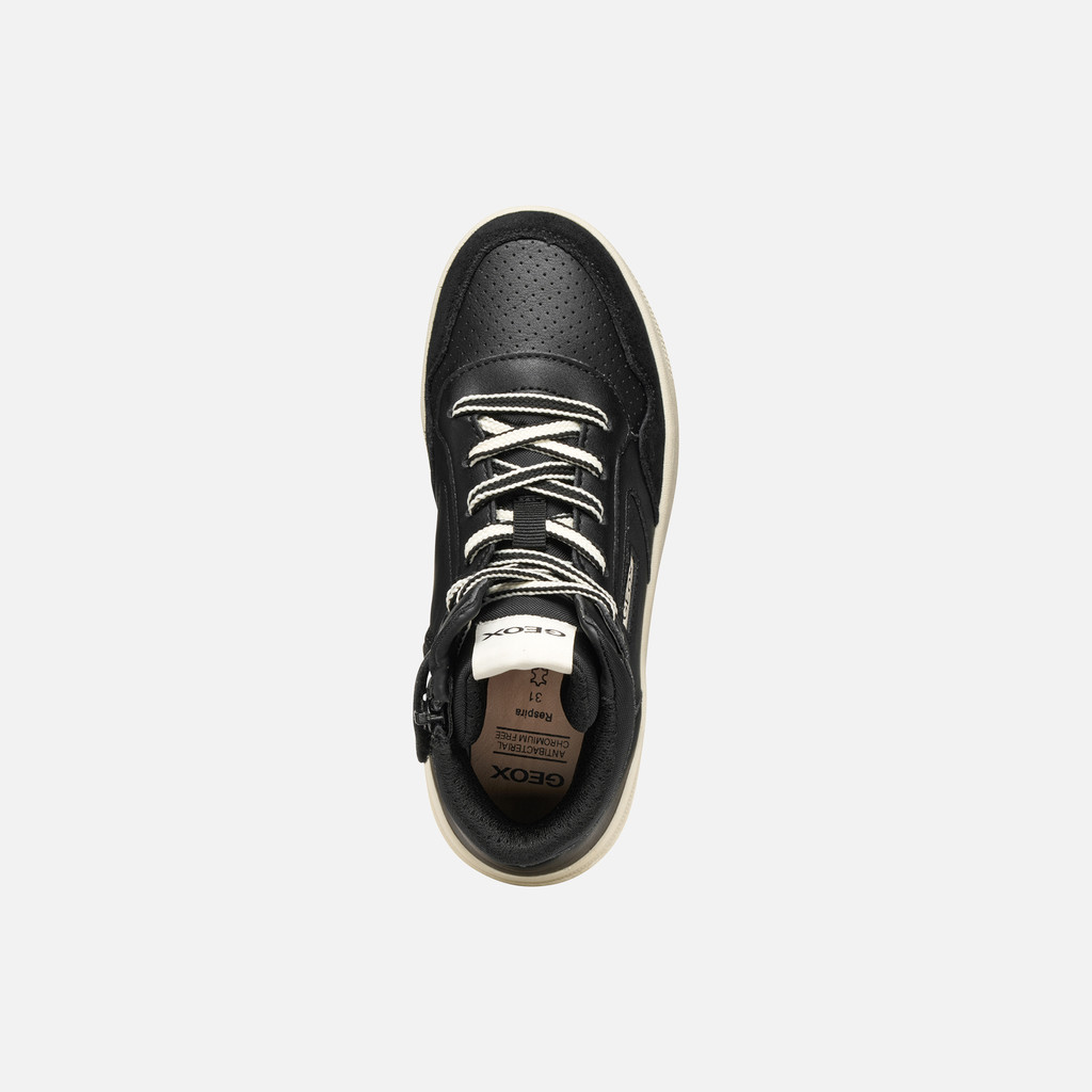 High top sneakers WASHIBA BOY Black - image number 5 | GEOX
