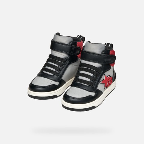 Hohe Sneakers WASHIBA JUNGE Grau/Schwarz - image number 7 | GEOX