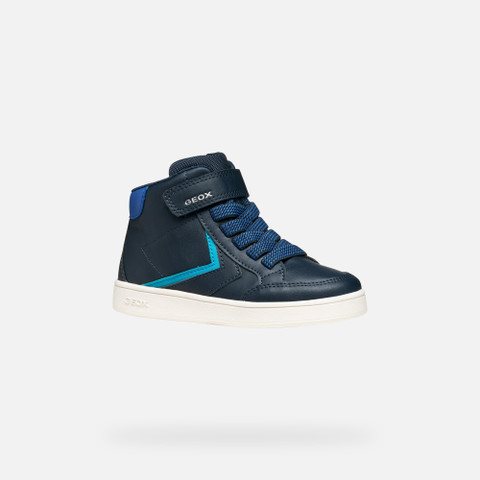 High top sneakers ECLYPER BOY Navy/Light Blue - image number 2 | GEOX