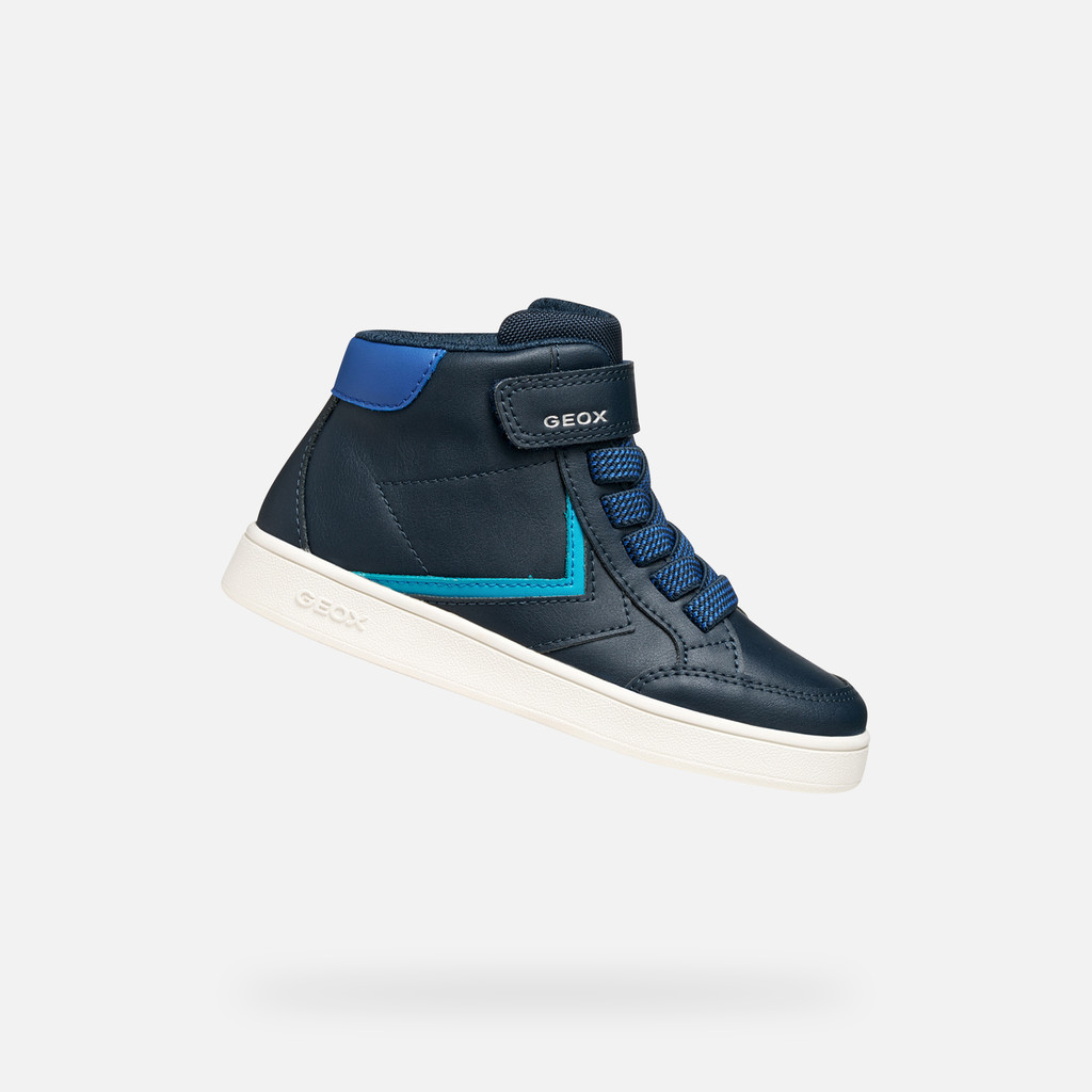 High top sneakers ECLYPER BOY Navy/Light Blue - image number 0 | GEOX