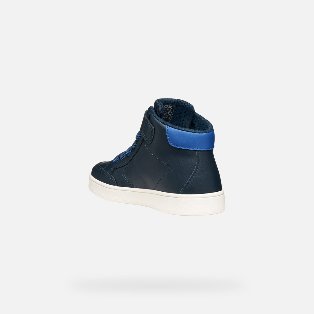 High top sneakers ECLYPER BOY Navy/Light Blue - image number 3 | GEOX