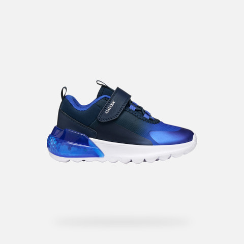 Shoes with lights ACTIVART ILLUMINUS BOY Navy/Royal - image number 1 | GEOX