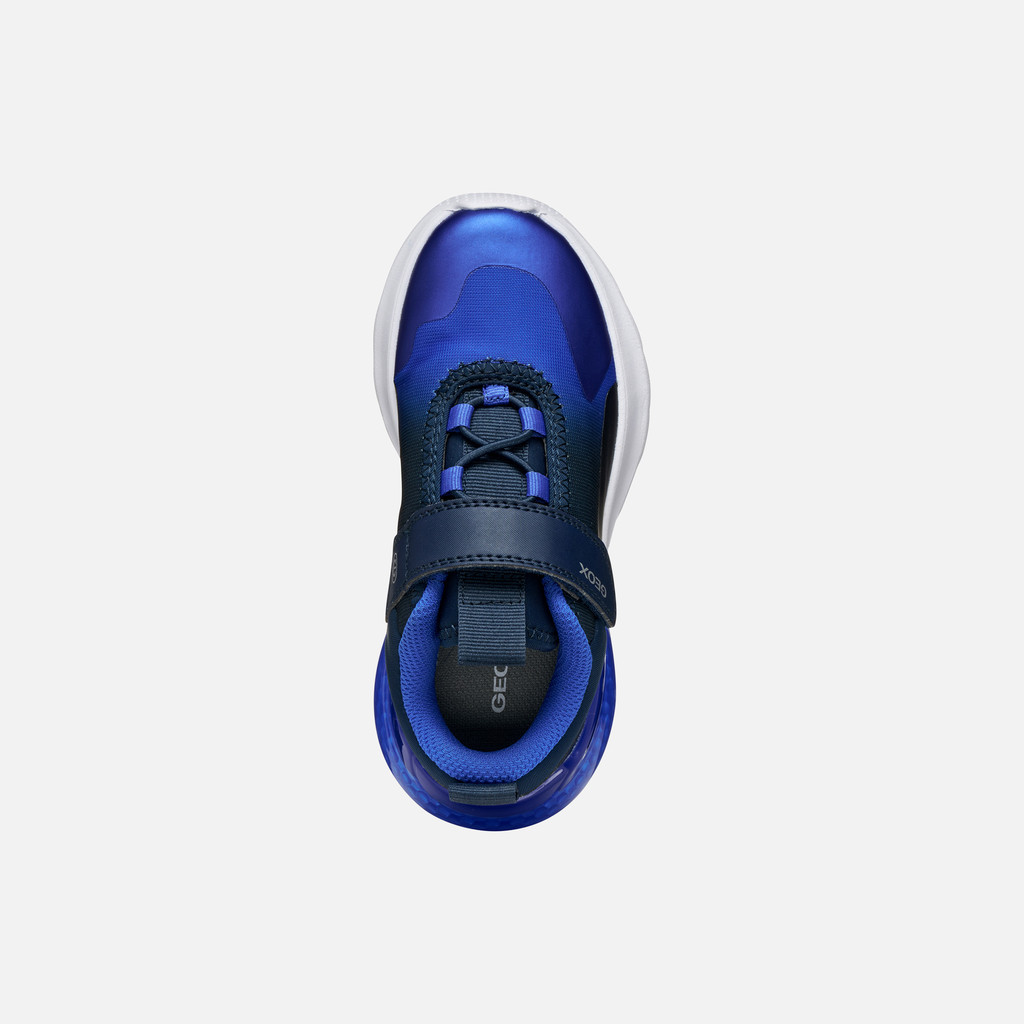 Shoes with lights ACTIVART ILLUMINUS BOY Navy/Royal - image number 5 | GEOX