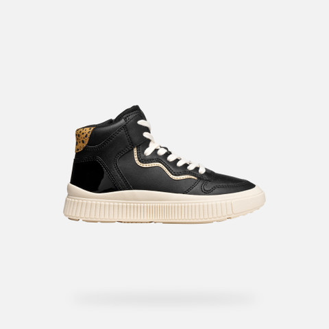 High top sneakers LAQUINNY GIRL Black/Platinum - image number 1 | GEOX