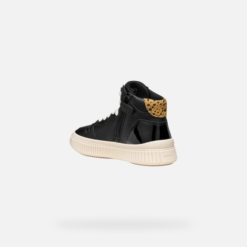 High top sneakers LAQUINNY GIRL Black/Platinum - image number 3 | GEOX