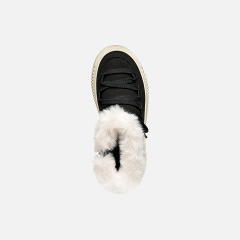 Fur-trimmed ankle boots LAQUINNY GIRL Black - image number 5 | GEOX