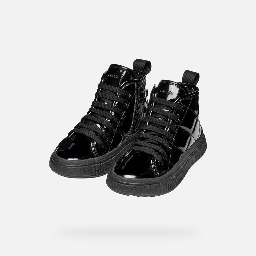 High top sneakers LAQUINNY GIRL Black - image number 7 | GEOX