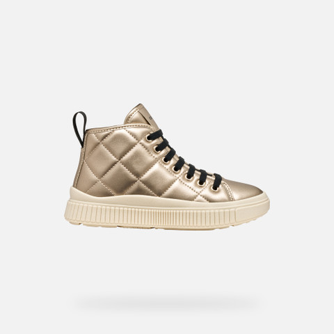 High top sneakers LAQUINNY GIRL Platinum - image number 1 | GEOX