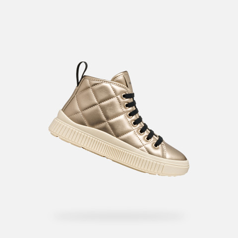 High top sneakers LAQUINNY GIRL Platinum - image number 0 | GEOX