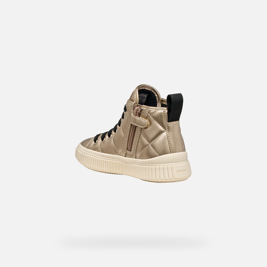 High top sneakers LAQUINNY GIRL Platinum - image number 3 | GEOX