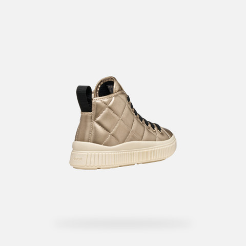 High top sneakers LAQUINNY GIRL Platinum - image number 4 | GEOX