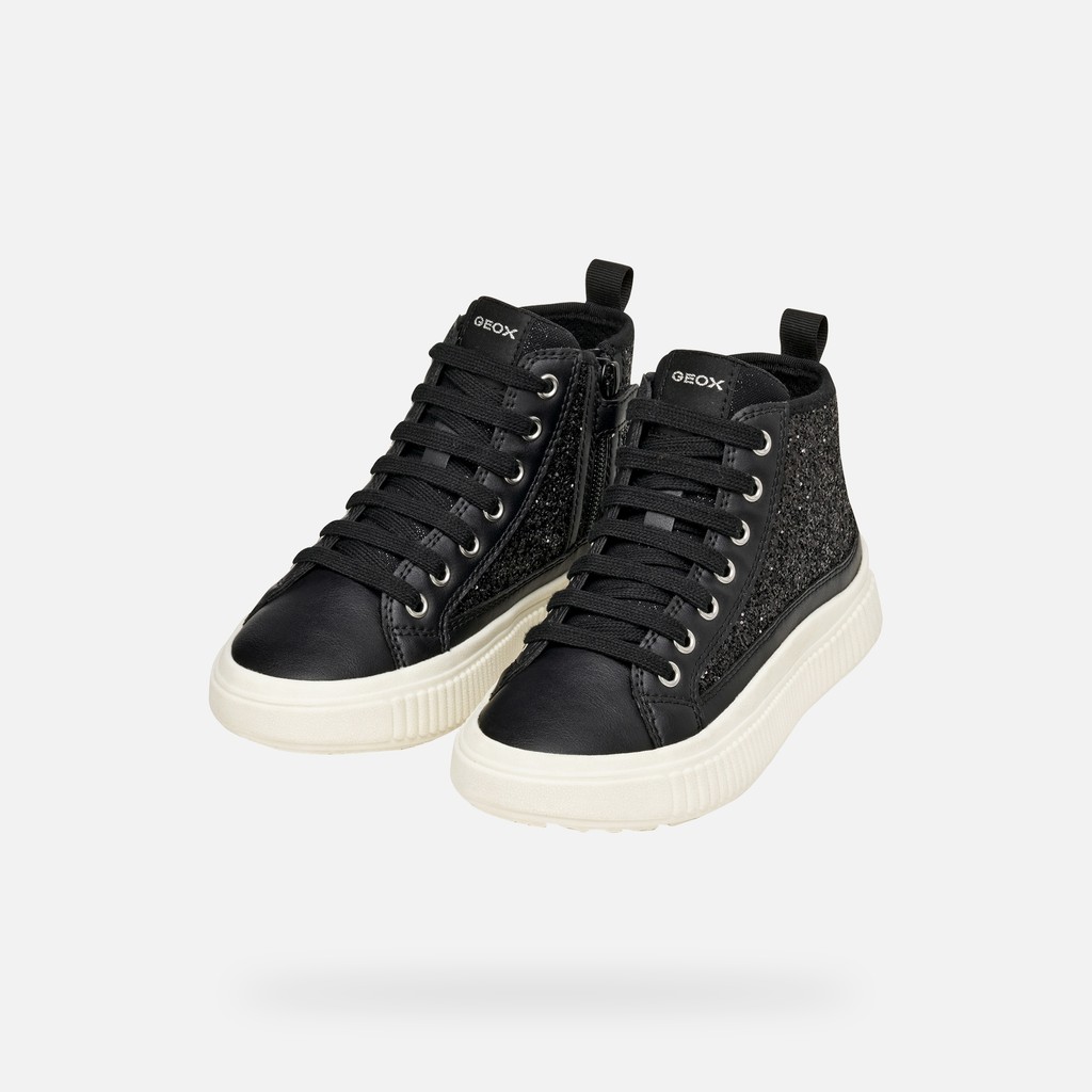 Glitter shoes LAQUINNY GIRL Black - image number 7 | GEOX