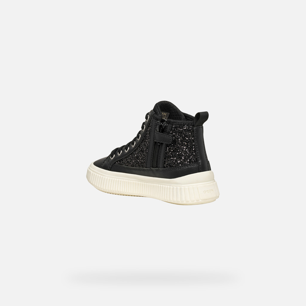 High top sneakers LAQUINNY GIRL Black - image number 3 | GEOX