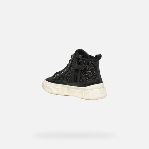 High top sneakers LAQUINNY GIRL Black - image number 3 | GEOX