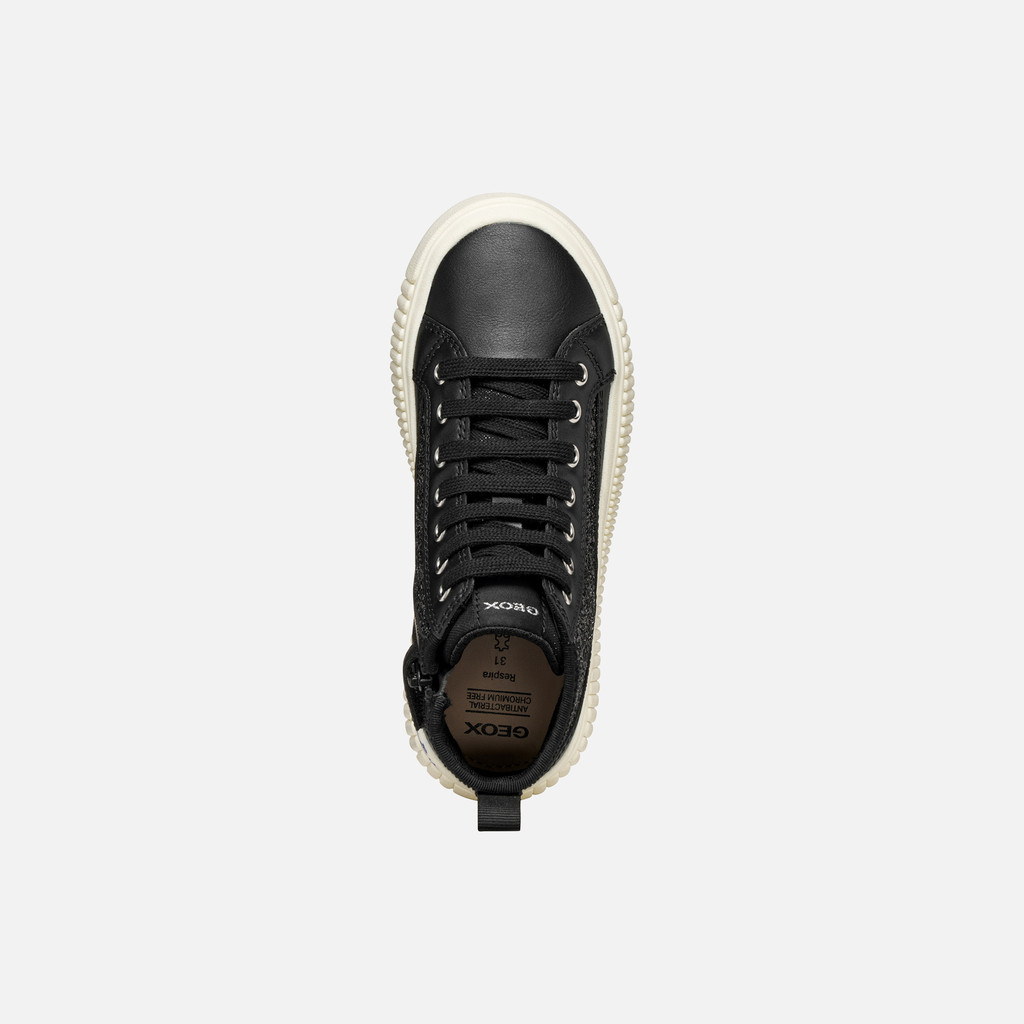 High top sneakers LAQUINNY GIRL Black - image number 5 | GEOX