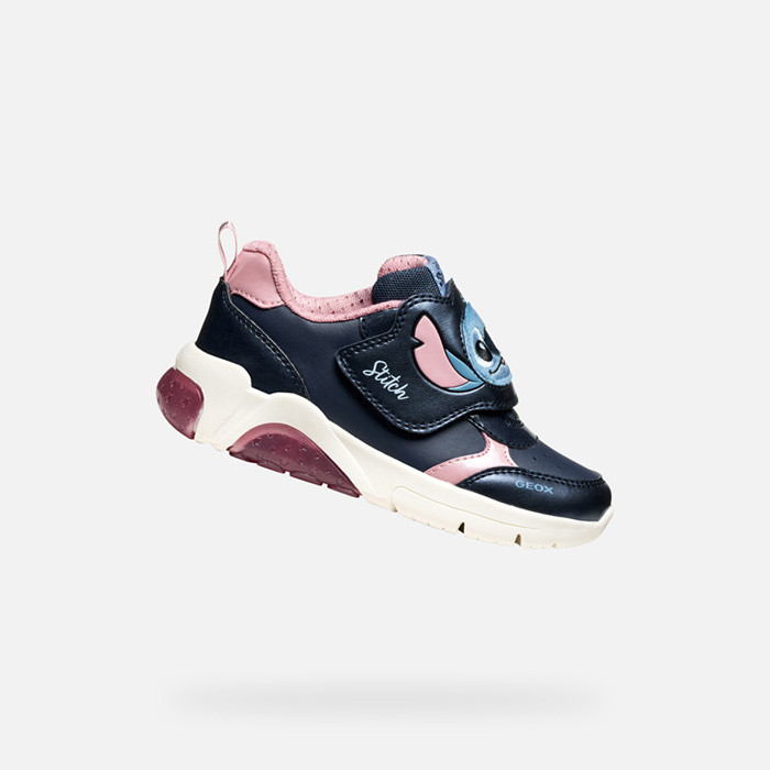 Disney stitch FADINLIGHT GIRL Navy/Pink | GEOX