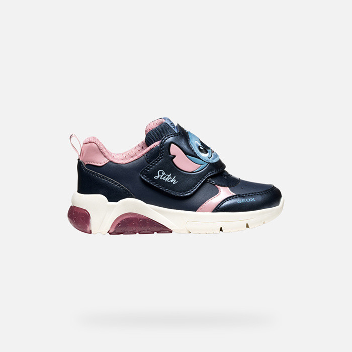 Disney Stitch FADINLIGHT JUNIOR Navy/Pink | GEOX