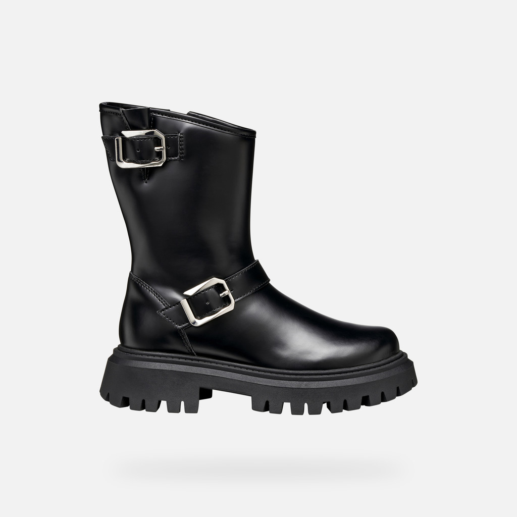 Biker ankle boots MAQUINNENS GIRL Black - image number 1 | GEOX