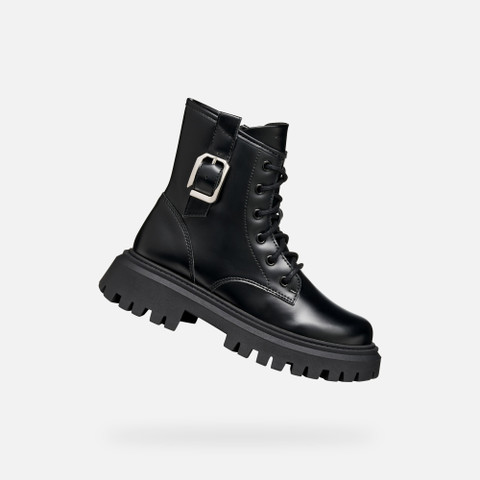 Biker ankle boots MAQUINNENS GIRL Black - image number 0 | GEOX