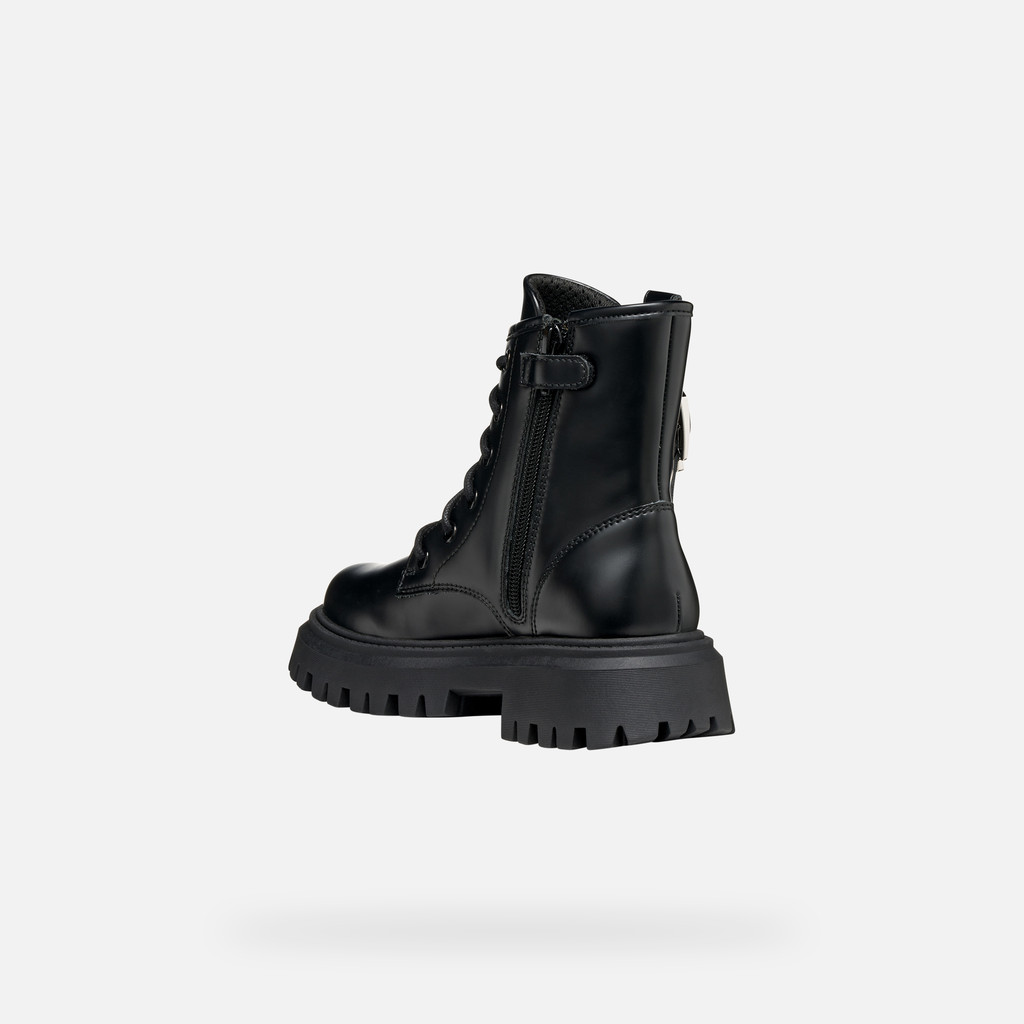 Biker ankle boots MAQUINNENS GIRL Black - image number 3 | GEOX