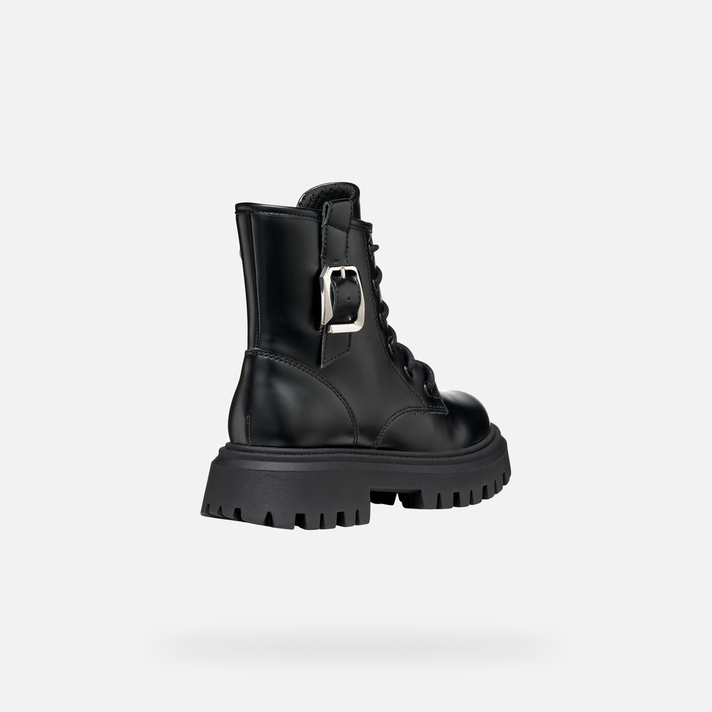 Biker ankle boots MAQUINNENS GIRL Black - image number 4 | GEOX