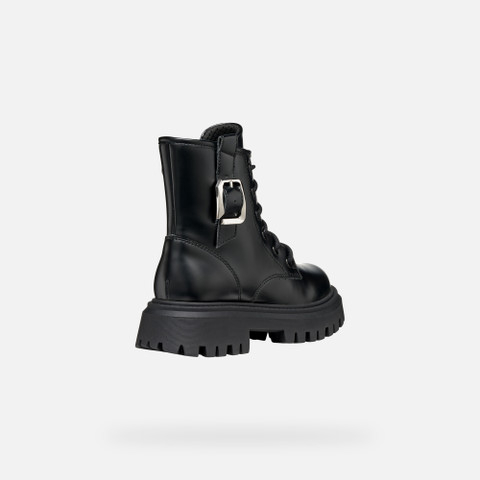 Biker ankle boots MAQUINNENS GIRL Black - image number 4 | GEOX