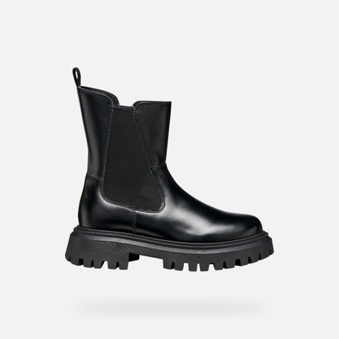 Biker ankle boots MAQUINNENS GIRL Black - image number 1 | GEOX