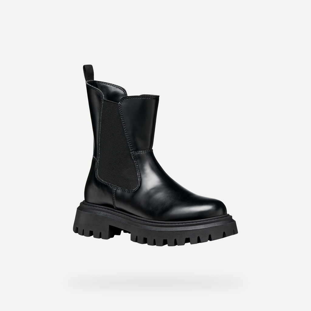 Biker ankle boots MAQUINNENS GIRL Black - image number 2 | GEOX