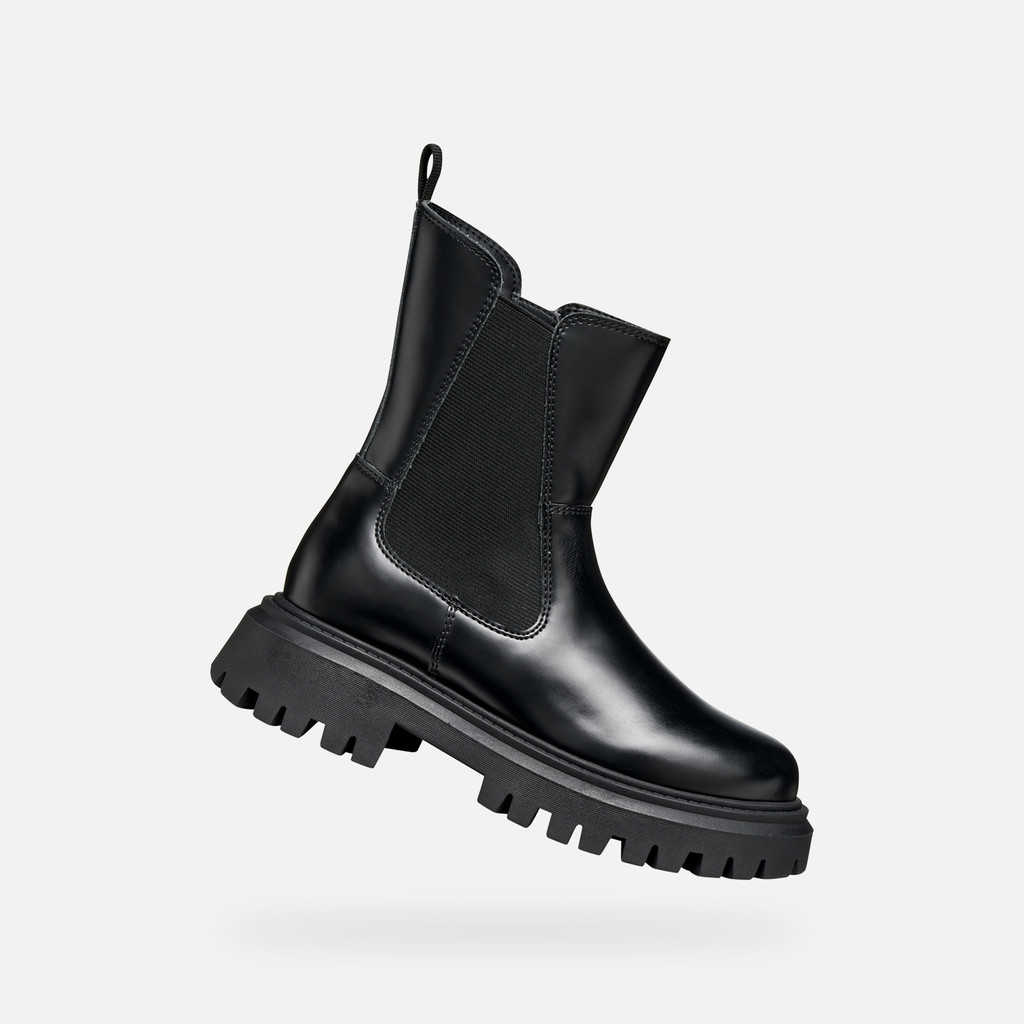 Biker ankle boots MAQUINNENS GIRL Black - image number 0 | GEOX