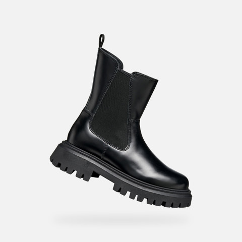 Biker ankle boots MAQUINNENS GIRL Black - image number 0 | GEOX