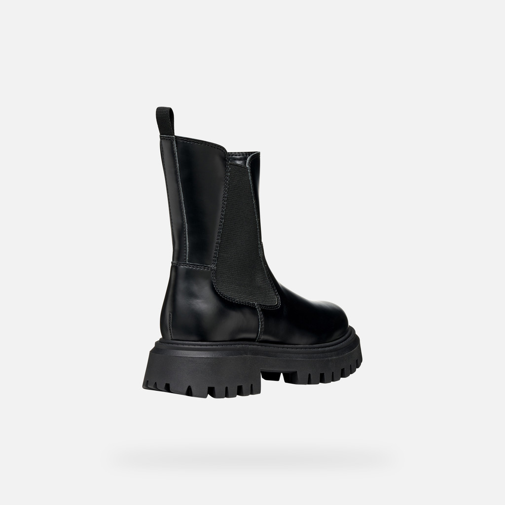 Biker ankle boots MAQUINNENS GIRL Black - image number 4 | GEOX