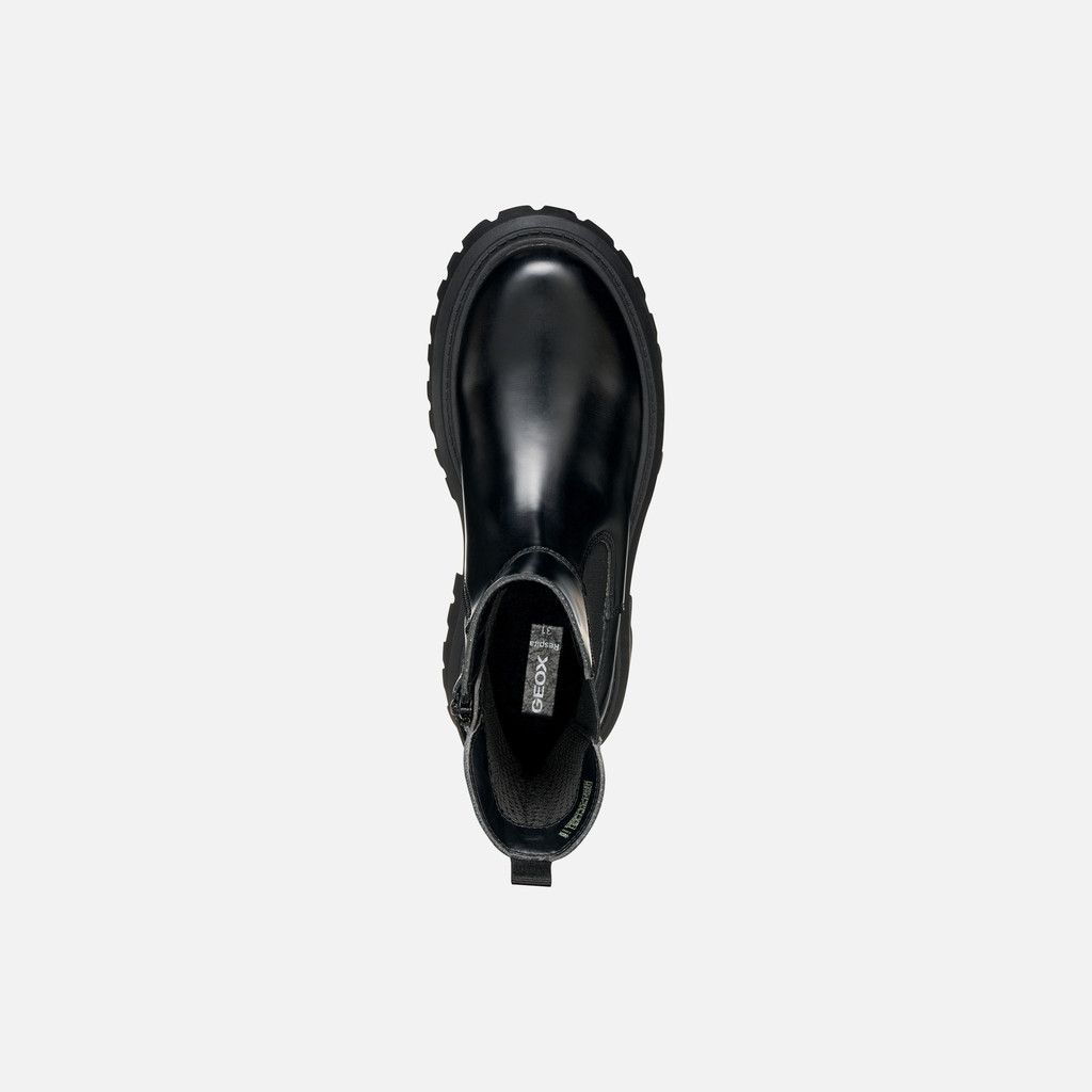 Biker ankle boots MAQUINNENS GIRL Black - image number 5 | GEOX