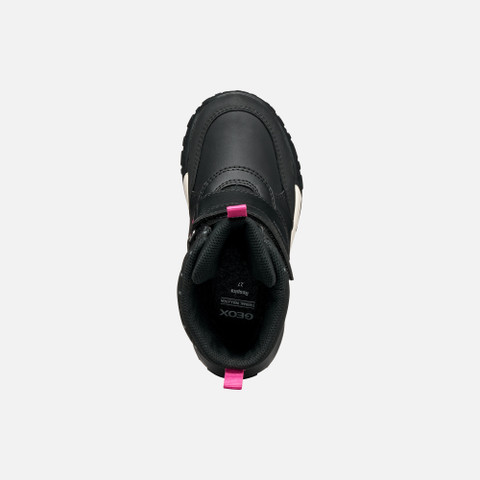 Waterproof ankle boots TREKKYUP ABX GIRL Black/Fuchsia - image number 5 | GEOX