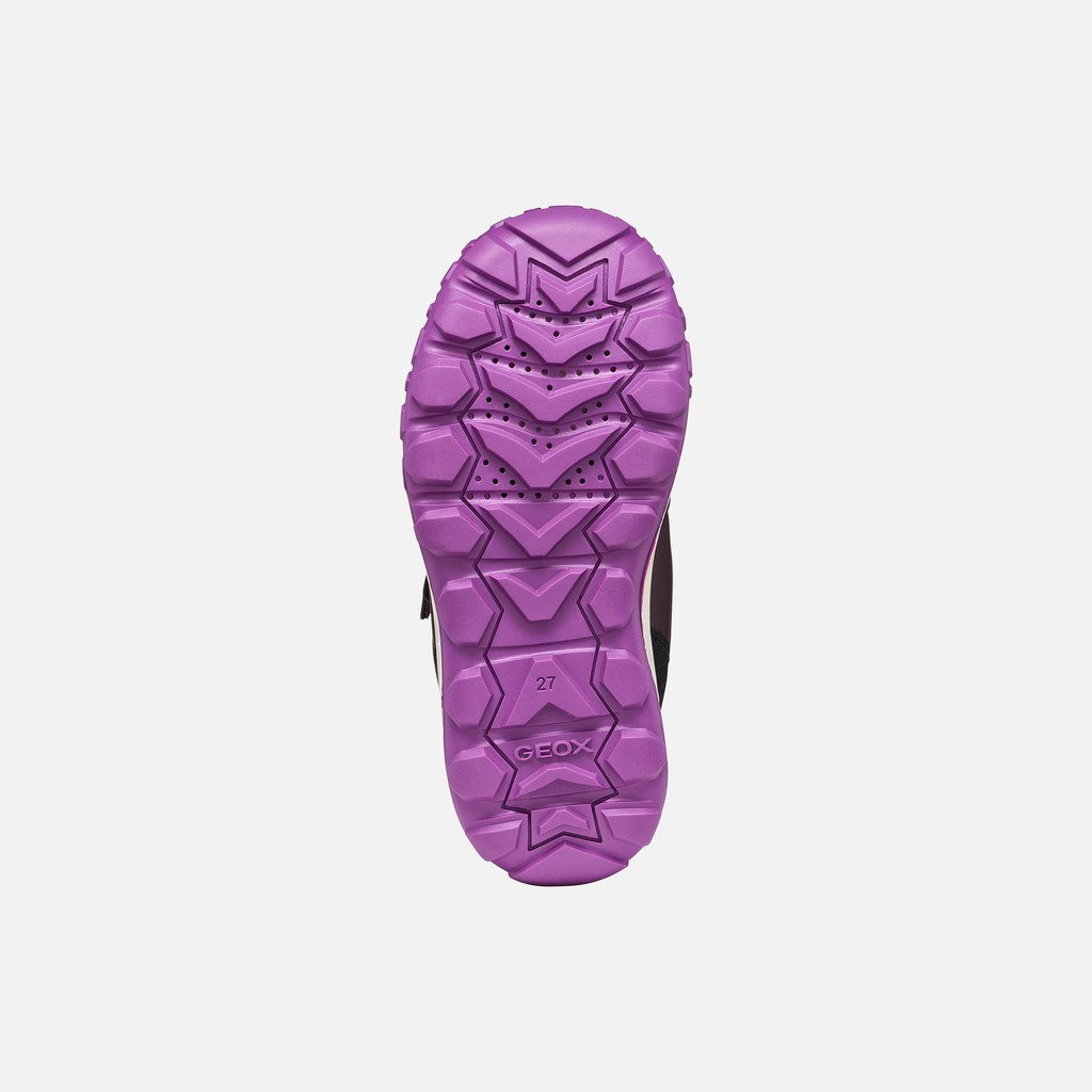 Waterproof ankle boots TREKKYUP ABX GIRL Dark burgundy/Purple - image number 6 | GEOX