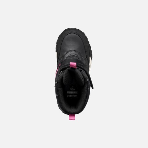 Waterproof ankle boots TREKKYUP ABX GIRL Black/Fuchsia - image number 5 | GEOX
