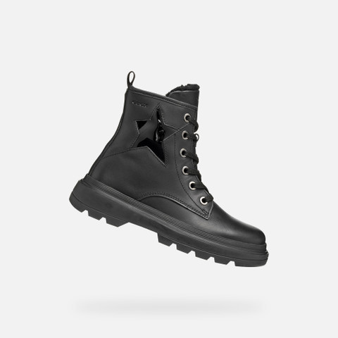 Springerstiefel KIDDARTAH MÄDCHEN Schwarz | GEOX