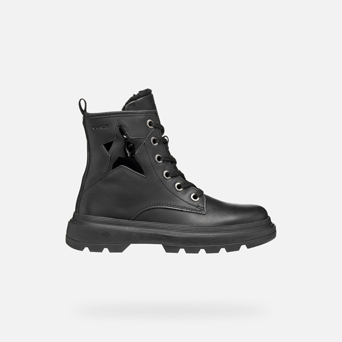 Springerstiefel KIDDARTAH MÄDCHEN Schwarz | GEOX