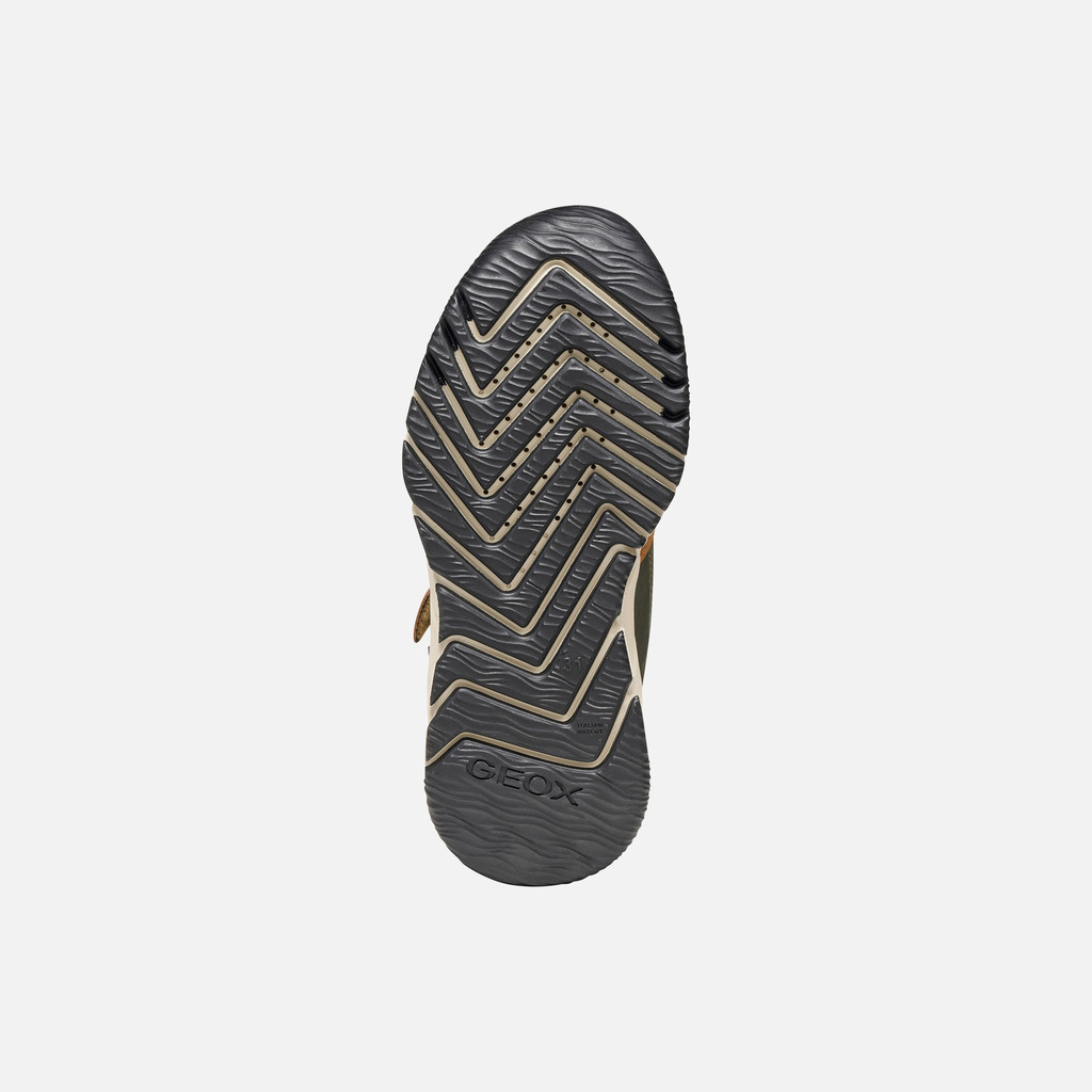 Mid calf boots FLEXYPER PRO ABX BOY Dark Yellow/Military - image number 6 | GEOX