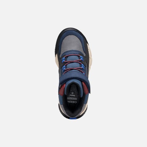 Waterproof ankle boots FLEXYPER PRO ABX BOY Dark navy/Bordeaux - image number 6 | GEOX