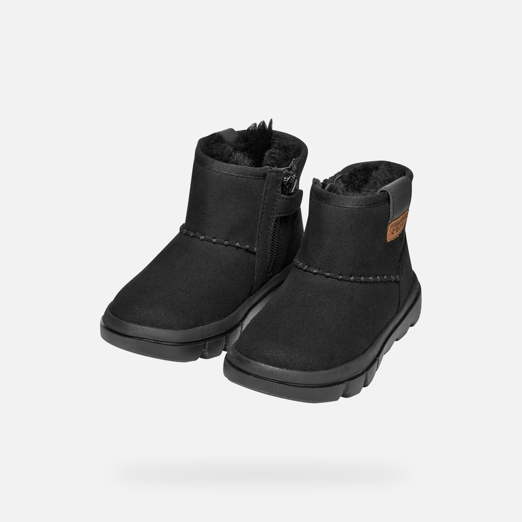 Winter boots WILLABOOM GIRL Black - image number 7 | GEOX