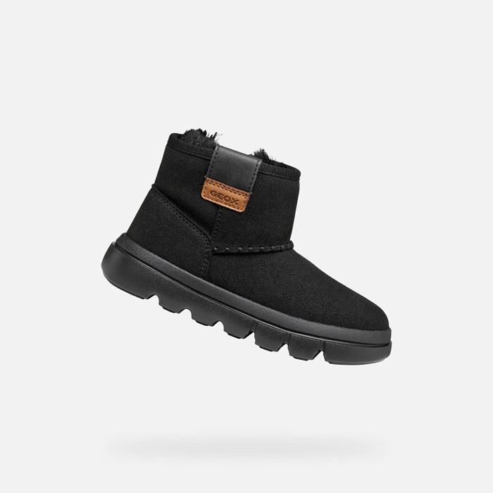 Schnürstiefeletten WILLABOOM MÄDCHEN Schwarz | GEOX