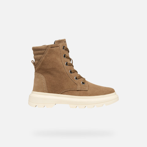 Combat boots KIDDARTAH GIRL Brick - image number 1 | GEOX