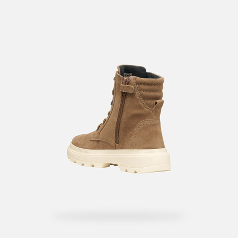 Combat boots KIDDARTAH GIRL Brick - image number 3 | GEOX